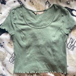 I’m selling a greenish colored cropped top